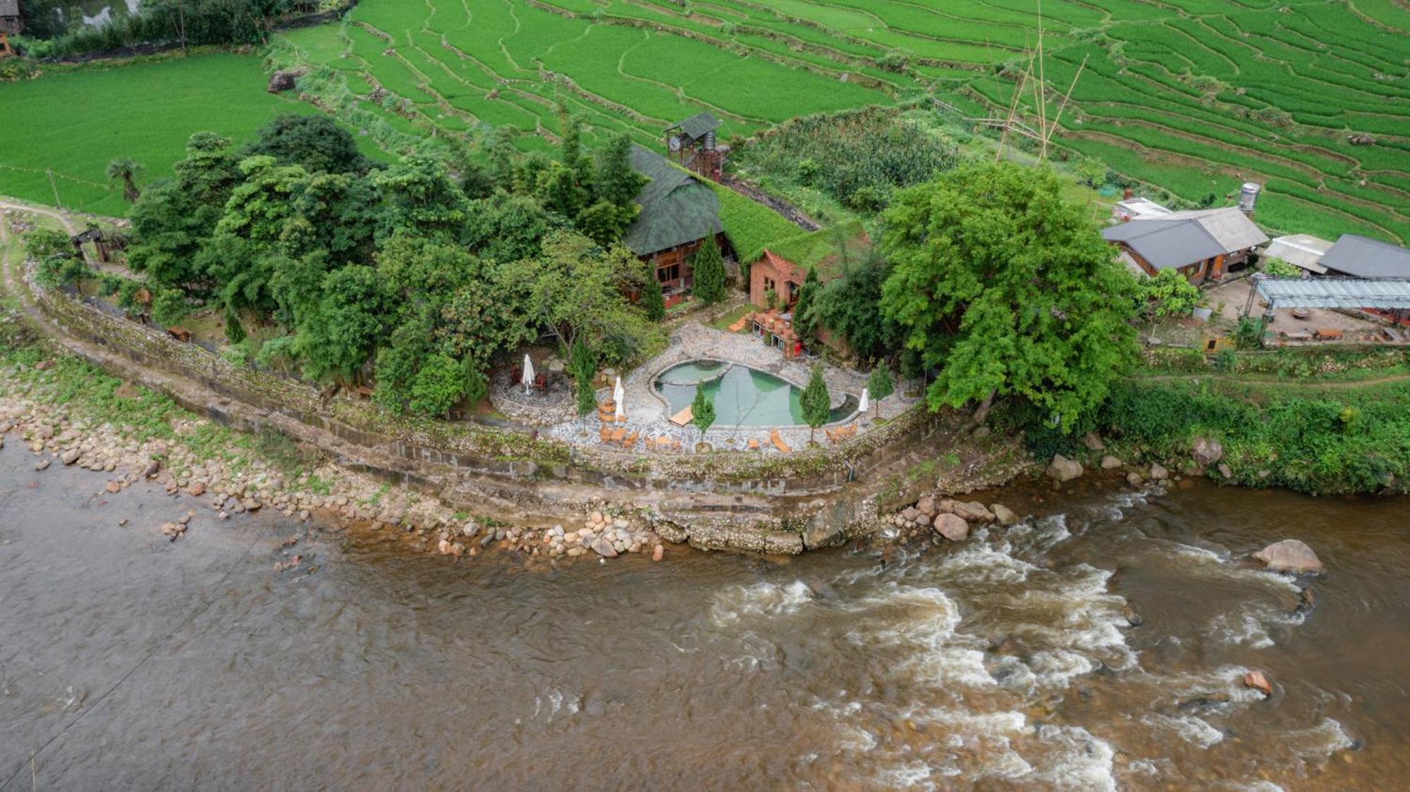 Sapa Riverside Ecolodge & Spa Extérieur photo